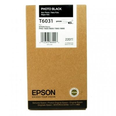 Epson Μελάνι Inkjet T6031 Photo Black  (C13T603100) (EPST603100)