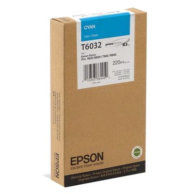 Epson Μελάνι Inkjet T6032 Cyan (C13T603200) (EPST603200)