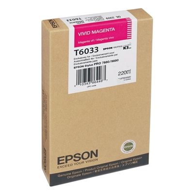 Epson Μελάνι Inkjet T6033 Vivid Magenta (C13T603300) (EPST603300)