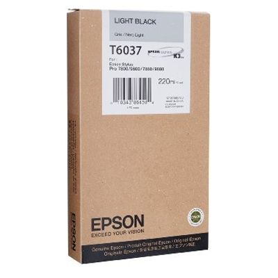 Epson Μελάνι Inkjet T6037 Light Black (C13T603700) (EPST603700)