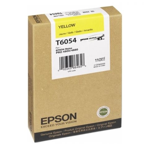 Epson Μελάνι Inkjet T6054 Yellow (C13T605400) (EPST605400)