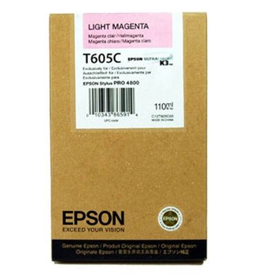 Epson Μελάνι Inkjet T605C Light Magenta (C13T605C00) (EPST605C00)