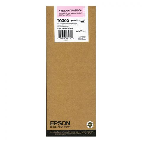 Epson Μελάνι Inkjet T6066 Light Magenta (C13T606600) (EPST606600)