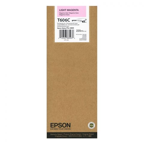 Epson Μελάνι Inkjet T606C Light Magenta (C13T606C00) (EPST606C00)