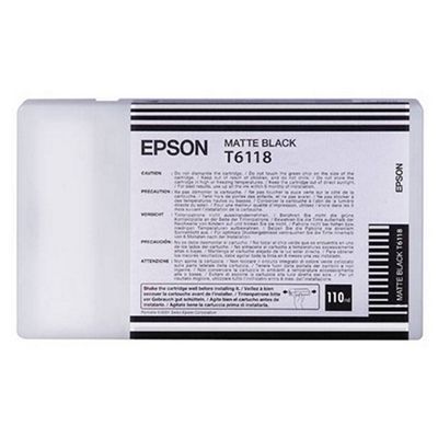 Epson Μελάνι Inkjet T6118 Matte Black (C13T611800) (EPST611800)