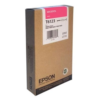 Epson Μελάνι Inkjet T6123 Magenta (C13T612300) (EPST612300)
