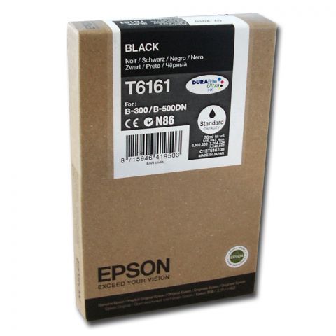Epson Μελάνι Inkjet T6161 Black (C13T616100) (EPST616100)