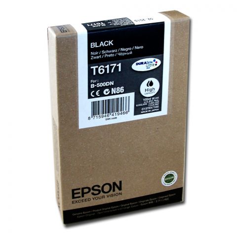 Epson Μελάνι Inkjet T6171 High Capacity Black (C13T617100) (EPST617100)