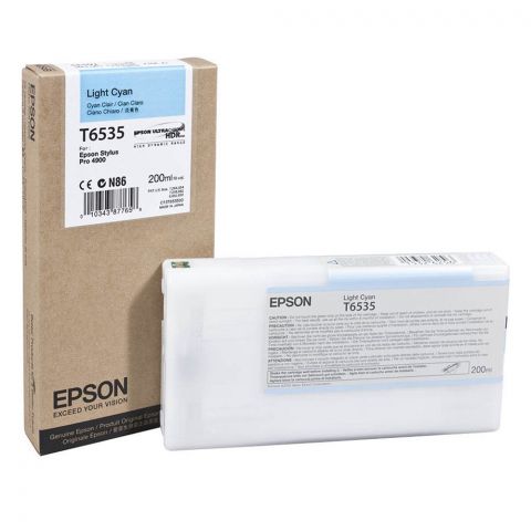 Epson Μελάνι Inkjet T6535 Cyan (C13T653500) (EPST653500)