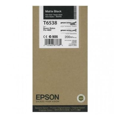 Epson Μελάνι Inkjet T6538 Matte Black (C13T653800) (EPST653800)