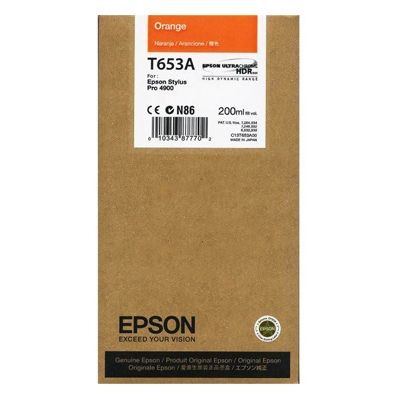 Epson Μελάνι Inkjet T653A Orange (C13T653A00) (EPST653A00)