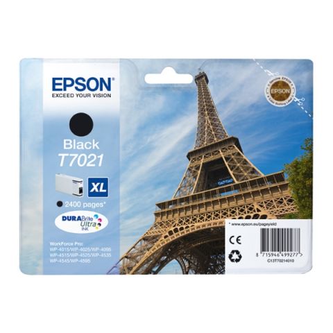 Epson Μελάνι Inkjet T7021 XL Black (C13T70214010) (EPST702140)