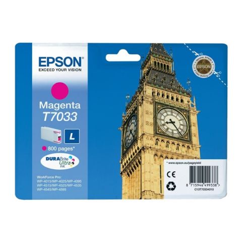 Epson Μελάνι Inkjet T7033 Magenta (C13T70334010) (EPST703340)