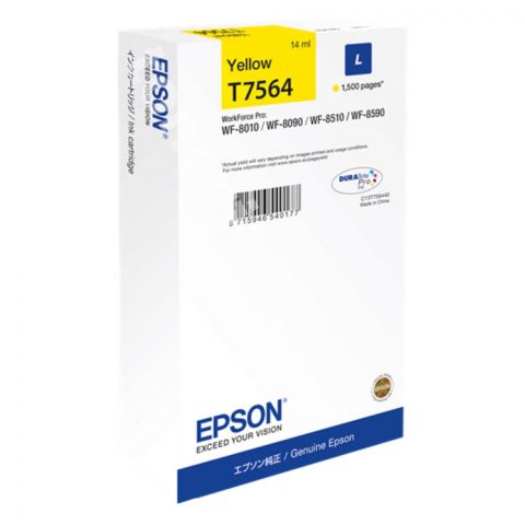 Epson Μελάνι Inkjet T7564 Yellow (EPST756440)