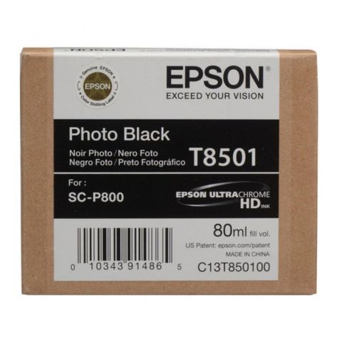 Epson Μελάνι Inkjet T8501 Black (EPST850100)