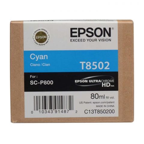 Epson Μελάνι Inkjet T8502 Cyan (EPST850200)