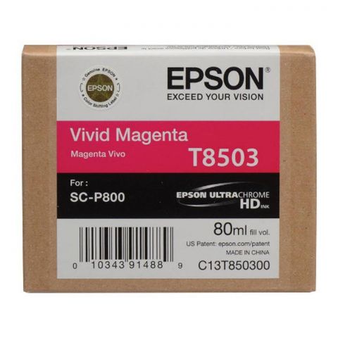 Epson Μελάνι Inkjet T8503 Vivid Magenta (EPST850300)