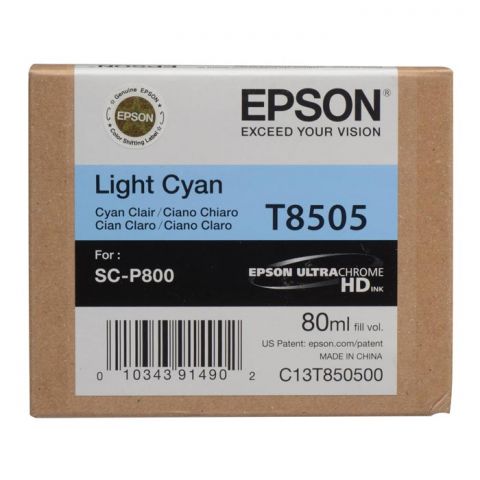 Epson Μελάνι Inkjet T8505 Light Cyan (EPST850500)