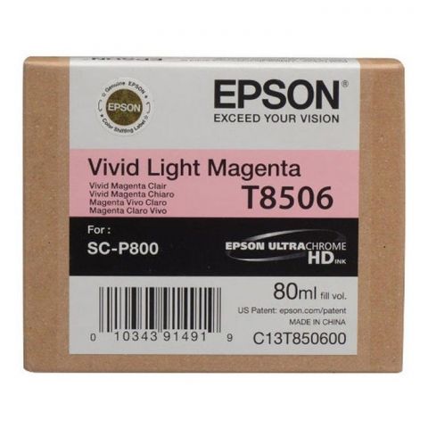 Epson Μελάνι Inkjet T8506 Light Magenta (EPST850600)