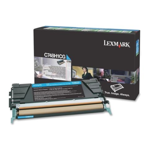 Toner Lexmark C748H1CG HC Cyan (C748H1CG) (LEXC748H1CG)