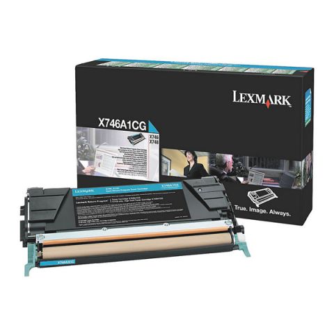Toner Lexmark X746A1CG Cyan (X746A1CG) (LEXX746A1CG)
