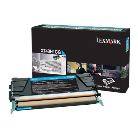 Toner Lexmark X748H1CG HC Cyan (X748H1CG) (LEXX748H1CG)