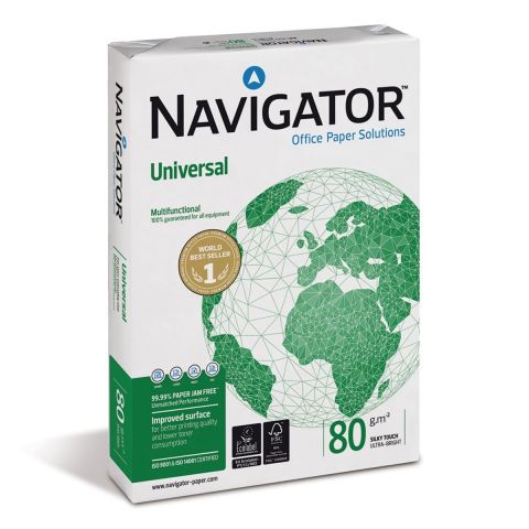 Χαρτί Navigator Universal A4 1 δεσμίδα x 500φύλλα 80gm2