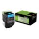 Lexmark 80C2XC0 Cyan Laser Toner  802XC
