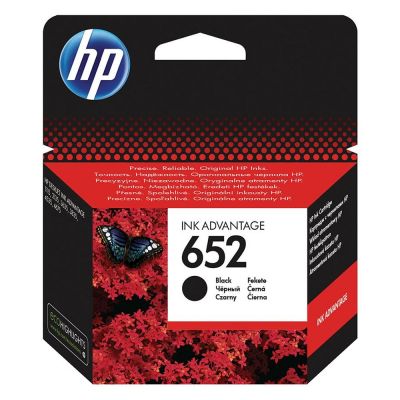 Hp F6V25AE Black  Inkjet Cartridge  652BK