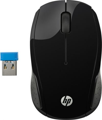 HP 200 Black Wireless Mouse 