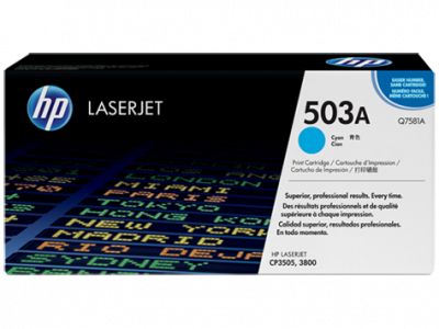 Hp Q7581A Cyan Laser Toner(6000 σελίδες) 503A
