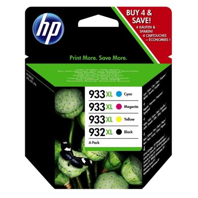 HP 932XL/933XL Cyan/Magenta/Yellow/Black Combo Pack (C2P42AE)