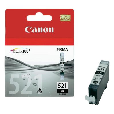 Canon 2933B001 Photo Black  Inkjet Cartridge  CLI-521 