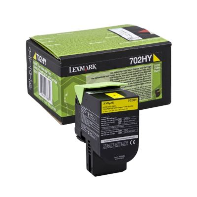 Lexmark 70C2HY0 Yellow Laser Toner  702HY
