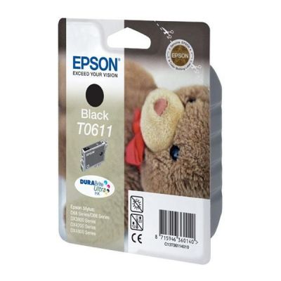 Epson C13T06114010 Black  Inkjet Cartridge  T0611 