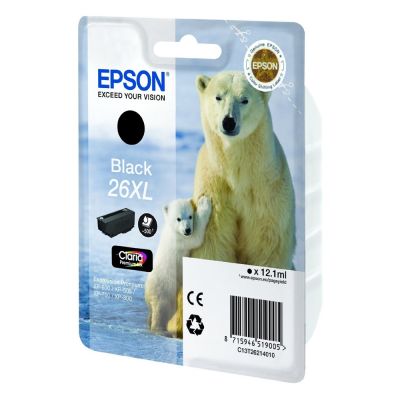 Epson C13T26214012 Black  Inkjet Cartridge  T02621 
