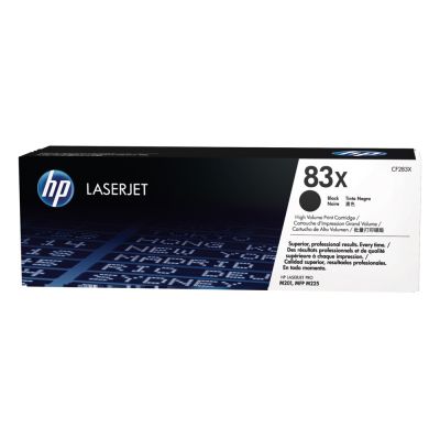 Hp CF283X Black  Laser Toner  83X