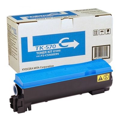 KYOCERA FS C5400DN CYAN TONER (12k) (TK-570C) (KYOTK570C)