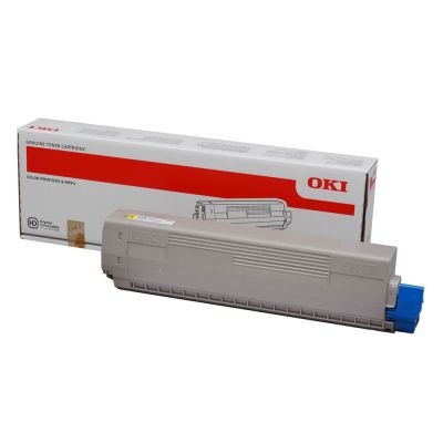 OKI C822 YELLOW TONER 7.3K (44844613) (OKI-C822-Y)