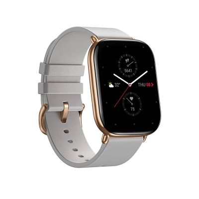 Amazfit Zepp E Square Stainless Steel Αδιάβροχο Smartwatch με Παλμογράφο (Moon Grey) (XIAA1958MGREY)