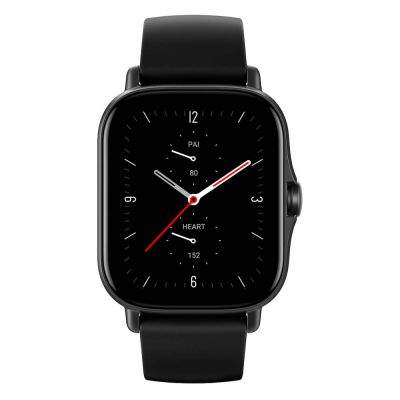Amazfit GTS 2e Aluminium 43mm Αδιάβροχο Smartwatch με Παλμογράφο (Obsidian Black) (A2021BK)