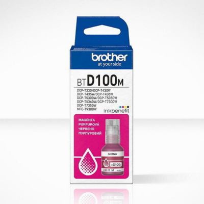 Brother Μελάνι Inkjet BT-D100Y Yellow (BTD100M) (BROBTD100M)