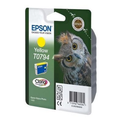 Epson Μελάνι Inkjet T0794 Yellow (C13T07944010) (EPST079440)