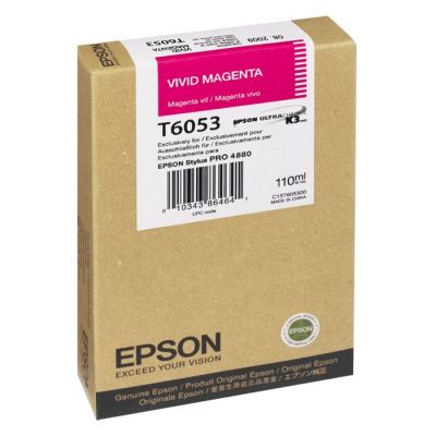 Epson Μελάνι Inkjet T6053 Vivid Magenta (C13T605300) (EPST605300)