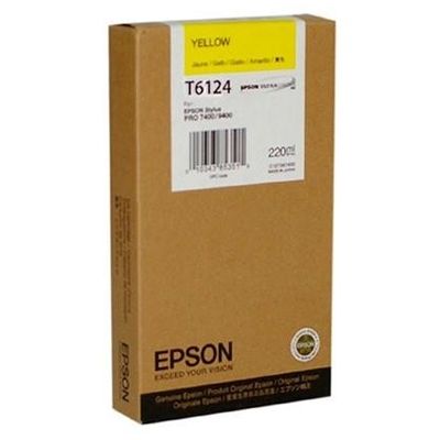 Epson Μελάνι Inkjet T6124 Yellow (C13T612400) (EPST612400)