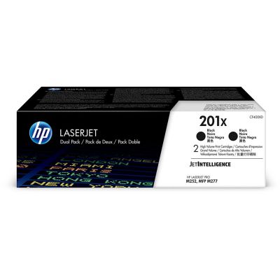 Toner Hp CF400XD Black HC 2-Pack (2.8k) (CF400XD) (HPCF400XD)