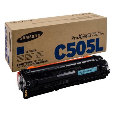 Samsung CLT-C505L H-Yld Cyan Toner Cartridge (SU035A) (HPCLTC505L)