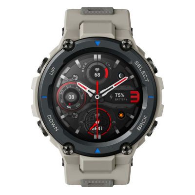 Amazfit T-Rex Pro Αδιάβροχο Smartwatch με Παλμογράφο (Γκρι)