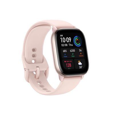 Amazfit GTS 4 Mini Aluminium 42mm Smartwatch με Παλμογράφο (Ροζ) (W2176OV6N)