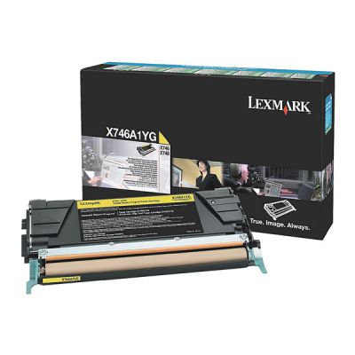 Toner Lexmark X746A1YG Yellow (X746A1YG) (LEXX746A1YG)